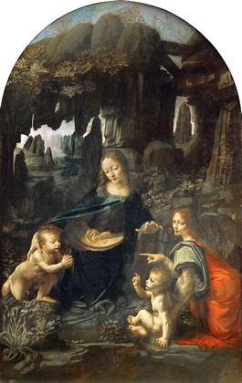Vierge aux rochers de Léonard de Vinci